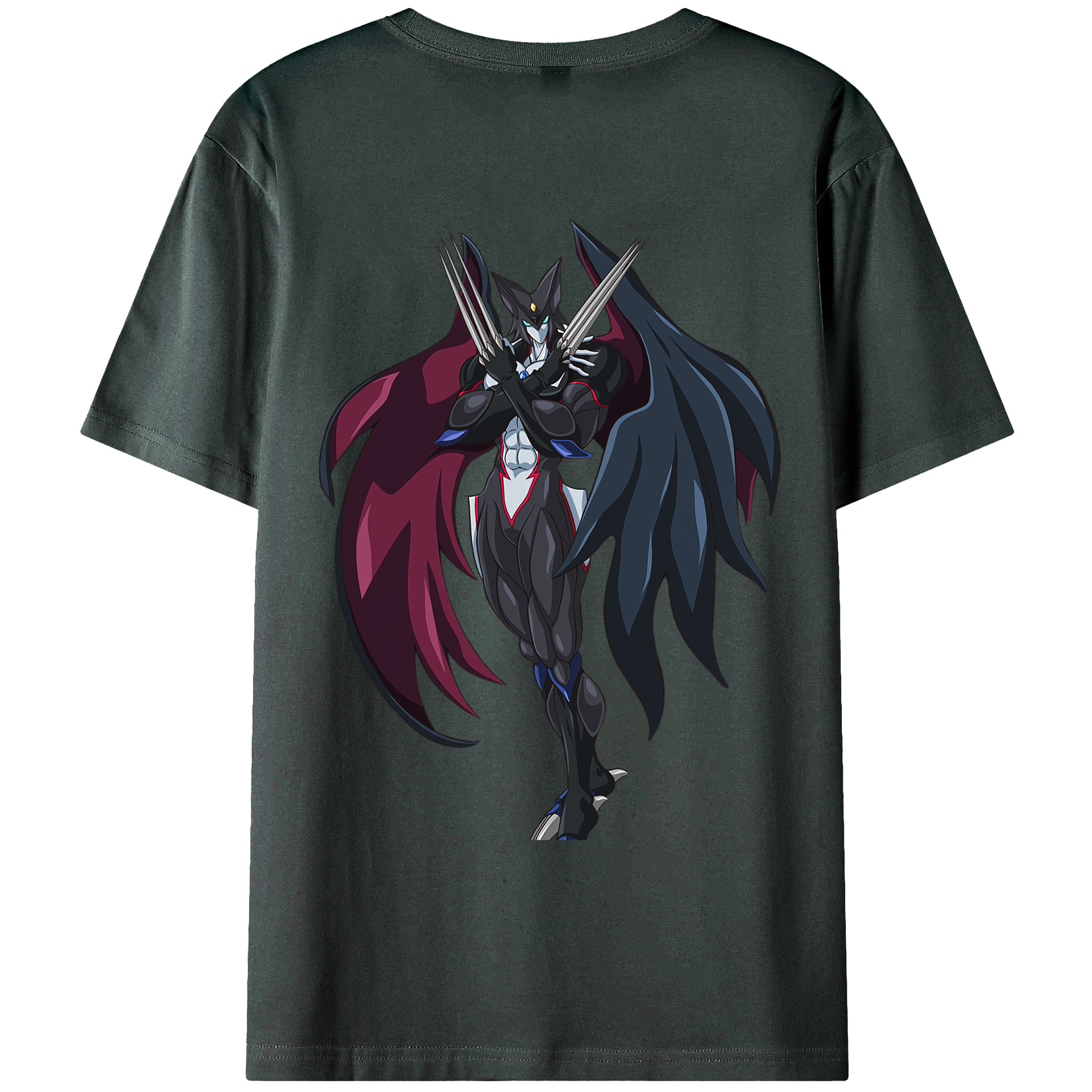 （画像用） 遊☆戯☆王 Yu-Gi-Oh! 綿100％ メンズ半袖Tシャツ（バックプリント） 通気性